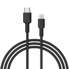 Kabel Aukey USB-C do Apple Lightning 1.2m (CB-CL02 Black) - obraz 1