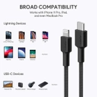 Kabel Aukey USB-C do Apple Lightning 2m (CB-CL03) - obraz 3