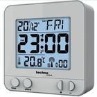 Zegar biurkowy z budzikiem Technoline WT235W AIR Home Silver (4029665002354) - obraz 1