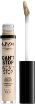 NYX Professional Makeup Can`t Stop Won`t Stop Korektor 1,5 Fair 3,5 ml (800897168551) - obraz 2