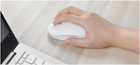 Mysz Xiaomi Mi Dual Mode Wireless Mouse Silent Edition White (6934177715440) - obraz 7