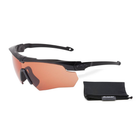Балістичні, тактичні окуляри ESS Crossbow Suppressor One з лінзою Hi-Def Copper - бронзова, висока контрастність. Колір оправ: Чорний. - зображення 5