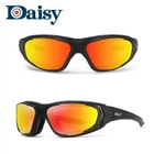 Защитные армейские тактические очки с поляризацией Daisy С9 black+ 4 комплекта линз - изображение 4