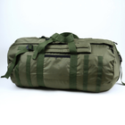 Баул рюкзак тактичний водонипроникний тришаровий 120л Олива - зображення 1
