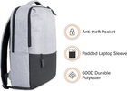 Рюкзак для ноутбука Xiaomi Business Casual Backpack 15.6" Light Gray (6934177732379) - зображення 5