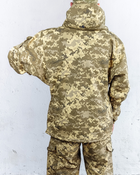 Куртка парка анорак військова форма бавовна 100% камуфляж піксель ЗСУ МM14 44-46, зріст 3/4 - зображення 5