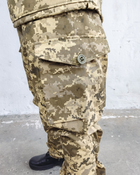 Штани тактичні польові військова форма бавовна 100% камуфляж піксель ЗСУ МM14 48-50, зріст 3/4 - зображення 4