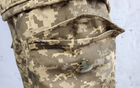 Штани тактичні польові військова форма бавовна 100% камуфляж піксель ЗСУ МM14 60-62, зріст 5/6 - зображення 8