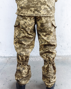 Штани тактичні польові військова форма бавовна 100% камуфляж піксель ЗСУ МM14 48-50, зріст 3/4 - зображення 7