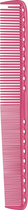 Grzebień do strzyżenia Y.S.Park Professional 335 Cutting Combs Pink (4981104356063) - obraz 1