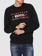 Bluza bez kaptura męska Diesel S-GIRK-K10 A00320RHATY9XX M (4US) Czarna (8059038537967)