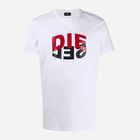 T-shirt męski Diesel T-DIEGOS-N22 A008280HAYU100 M (4US) Biały (8059010150467) - obraz 3