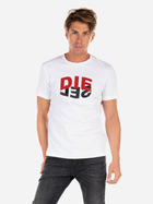 T-shirt męski Diesel T-DIEGOS-N22 A008280HAYU100 L (5US) Biały (8059010150450) - obraz 1