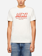 T-shirt męski Diesel T-DIEGOS-A5 A018490GRAM129 XL (6US) Jasnoszary (8059010646656) - obraz 1