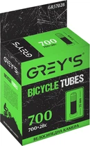 Велокамера Grey's 700c (700x28C) AV 35 мм (GR57028)