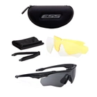 Баллистические, тактические очки ESS Crossblade со сменными линзами: Прозрачная/Smoke Gray/Hi-Def Yellow. Цвет оправы: Черный. - изображение 3
