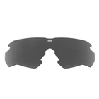 Балістичні, тактичні окуляри ESS Crossblade зі змінними лінзами: Прозора/Smoke Gray Колір оправи: Чорний ESS-EE9032-02 - зображення 5