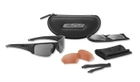 Баллистические, тактические очки ESS Crowbar Tactical Subdued Logo с линзами:Прозрачная/Smoke Gray/ Mirrored Copper. Цвет оправы: Черный. - изображение 2