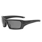 Баллистические, тактические очки ESS Rollbar Contract Subdued Logo Kit с линзами: Прозрачная / Smoke Gray Цвет оправы: Черный ESS-EE9018-02 - изображение 4