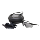 Комплект балістичних, тактичних окулярів ESS Crossbow Suppressor 2шт з лінзами: Прозора / Smoke Gray. Колір оправ: Чорний. - зображення 1