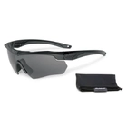 Балістичні, тактичні окуляри ESS Crossbow One із лінзою Smoke Gray Колір оправи: Чорний ESS-740-0614 - зображення 2