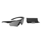 Баллистические, тактические очки ESS Crossbow One с линзой Smoke Gray. Цвет оправы: Черный. - изображение 3