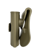 Жесткая полимерная поясная кобура AMOMAX для пистолета Макарова ПМ под правую руку. - изображение 3