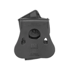 Жесткая полимерная поясная поворотная кобура IMI Defense для H&K USP Full Size под правую руку. - изображение 2
