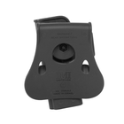 Жесткая полимерная поясная поворотная кобура IMI Defense для Glock 17/22/28/31 под правую руку. - изображение 4