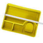 Лоток медицинский пластиковый прямоугольный желтый - изображение 5