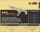 Упор для цевья MGPCQB PPG-005 Hand Stop M-LOK/Keymod - изображение 4