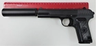 Страйкбольний пістолет спринговий Galaxy металевий з глушником G.33A (TT) - зображення 6