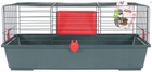 Klatka dla gryzoni ZOLUX Classic 80 80x43x33 cm Szara/Czerwona (DLZZOUKLA0005) (3336022054347) - obraz 1