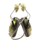 Тактичні активні навушники Howard Leight Impact sport з кріпленням/адаптером до шолома/каски хаки - зображення 5