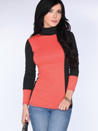 Гольф-водолазка тепла жіноча Merribel CG010 S Orange (5903050363352) - зображення 1