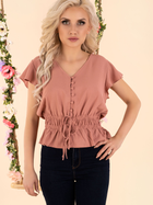 Блузка жіноча Merribel Etiar XL Рожева (5907621611637) - зображення 1