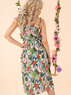 Sukienka letnia damska w kwiaty Merribel Almarthi M Wielokolorowa (5907621612269) - obraz 2