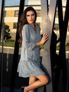 Sukienka tunika damska Merribel Provena S Niebieska (5907621616045) - obraz 3