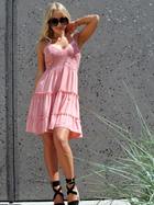 Sukienka letnia damska Merribel Satrian M Różowa (5907621614041) - obraz 4