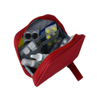 Аптечка сумка органайзер компактная портативная для медикаментов путешествий дома 16х4х14 см (474861-Prob) Красная - изображение 3