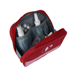 Аптечка сумка органайзер компактная портативная для медикаментов путешествий дома 16х4х14 см (474861-Prob) Красная - изображение 4
