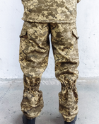 Штани тактичні польові військова форма бавовна 100% камуфляж піксель ЗСУ МM14 68-70, зріст 3/4 - зображення 4