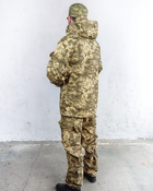 Куртка парка анорак військова форма бавовна 100% камуфляж піксель ЗСУ МM14 68-70, зріст 3/4 - зображення 8