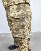 Штани тактичні польові військова форма бавовна 100% камуфляж піксель ЗСУ МM14 68-70, зріст 5/6 - зображення 7