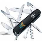 Ніж Victorinox Huntsman Ukraine Black "Янгол ЗСУ" (1.3713.3_T1061u)