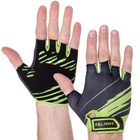 Рукавички для фітнесу Zelart Fitness 3887 Black-Black-Glack-Blue