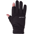 Рукавички для полювання та риболовлі рукавички спінінгіста SP-Sport BC-9240 розмір L чорний - зображення 3