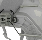 Крепление для активных наушников на шлем FAST, адаптер наушников Хаки 113456 - изображение 2