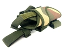 Кобура тактична для ножа чи магазину, армійський підсумок для зброї на ногу, Камуфляж зелений - зображення 2