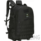 Тактический (штурмовой, военный) рюкзак U.S. Army 45 литров Черный M11B - изображение 15